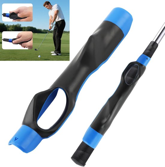 Golf Greep Corriger – Handgreep Trainer Voor De Swing, Leert De Standaard Grip, Antislip, Verbetert De Houding, Ideaal Voor Beginners(Blauw) van Merkloos