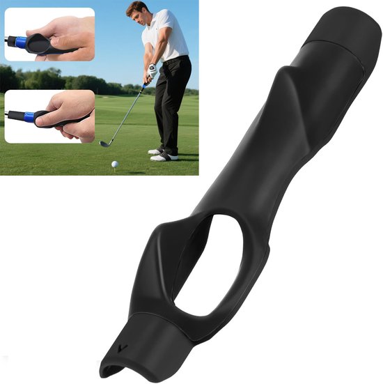 Golf Greep Corriger – Handgreep Trainer Voor De Swing, Leert De Standaard Grip, Antislip, Verbetert De Houding, Ideaal Voor Beginners(Zwart) van Merkloos