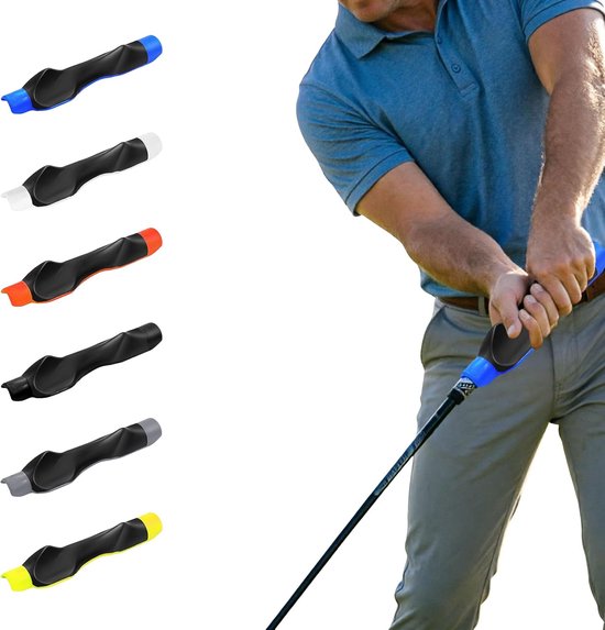 Golf Greeptrainer - Golf Hulpstuk - Correcte Houding - Ergonomisch Design - 16 x 4 x 5 cm - Zwart