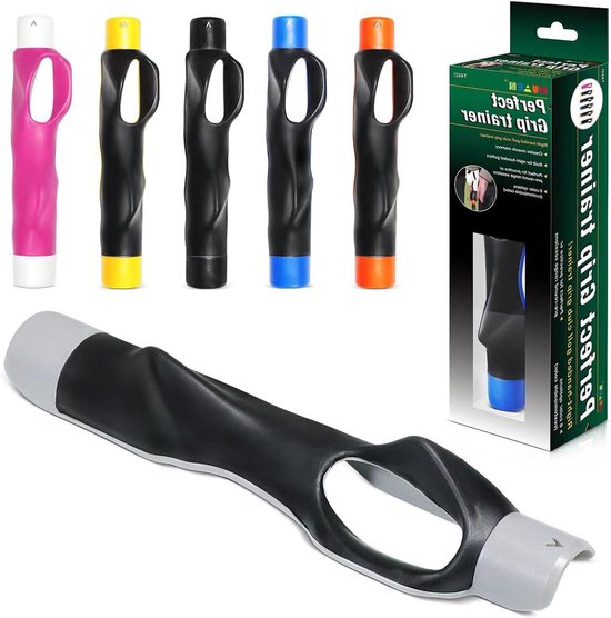 Golf Greeptrainer - Handpositie Armband - Golf Swing Oefenen - Houdingscorrectie Hulp - 15.5 cm - Grijs van GOLF