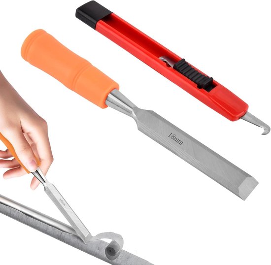 Golf Grip Tape Stripper Tool Kit, Golf Grip Remover met Golf Grip Removal Tool Hook, Tape Stripper Remover voor het grijpen van grafiet / stalen as, Golf Stick Grip Reparatie Kit van Merkloos