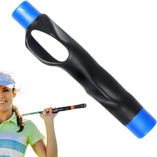 Golf grip trainer - Blauw - Golf training accesoires - Golfen - Griptrainer golfen - Golftrainingsmaterialen - Golfaccesoires - Golfgrip trainer - Golf griptrainer van Polanik