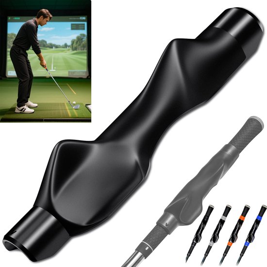 Golf Grip Trainer - Griptrainer voor golfclubs - Trainingshulpmiddel voor rechtshandigen met ergonomisch ontwerp, corrigeert de grip en verbetert de swingnauwkeurigheid.