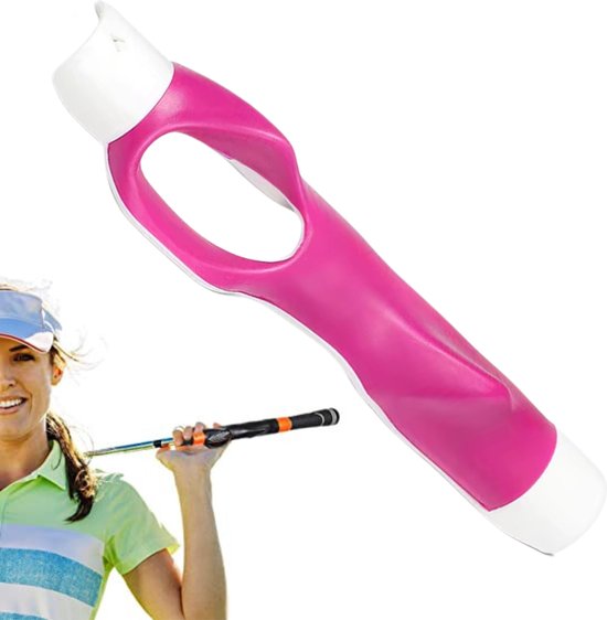 Golf grip trainer - Roze - Golf training accesoires - Golfen - Griptrainer golfen - Golftrainingsmaterialen - Golfaccesoires - Golfgrip trainer - Golf griptrainer van Yonacrea