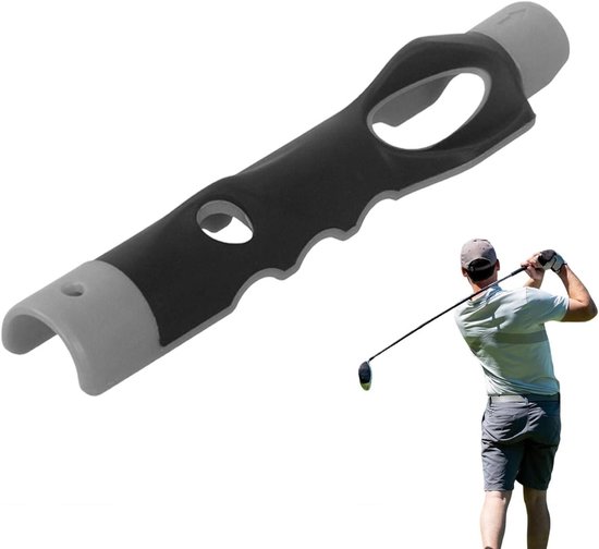 Golf Grip Trainer - Swing Corrector Putting Aid - Golfslag Verbeteren - Spiergeheugen Opbouw - 15.6 cm - Grijs van GOLF