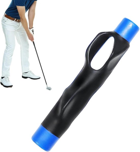 Golf Grip Trainer - Swing Hulpstuk - Golf Oefenen - Universeel Draagbaar - Standaard Clubs - Blauw