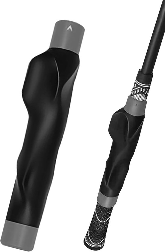 Golf Grip Trainer & Swing Training Aid – Correcte handpositie, verbeterde swingconsistentie en spiergeheugen – Golftrainingshulpmiddel voor oefenen en warming-up voor de ronde - grijs