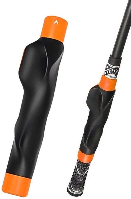 Golf Grip Trainer & Swing Training Aid – Correcte handpositie, verbeterde swingconsistentie en spiergeheugen – Golftrainingshulpmiddel voor oefenen en warming-up voor de ronde - oranje kleur