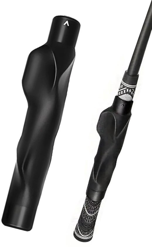 Golf Grip Trainer & Swing Training Aid – Correcte handpositie, verbeterde swingconsistentie en spiergeheugen – Golftrainingshulpmiddel voor oefenen en warming-up voor de ronde - zwart