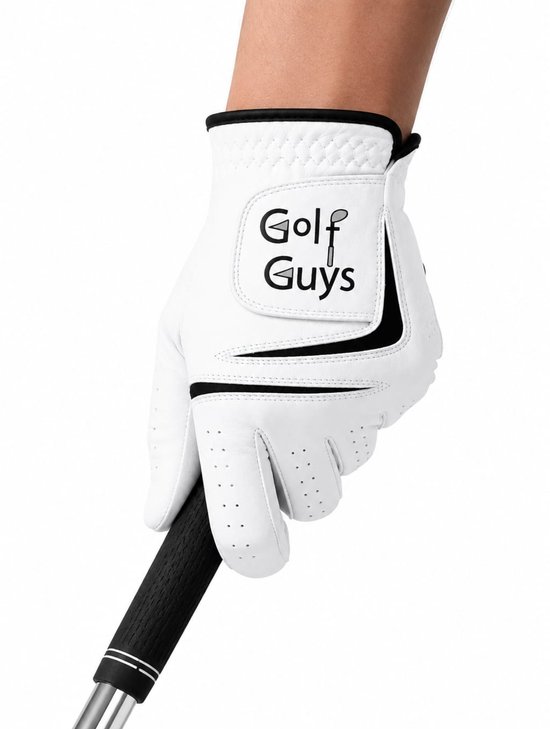 Golf Guys - Dutch Tour White XV1 - Cabretta Golfhandschoen – Linkshandig Large van Merkloos