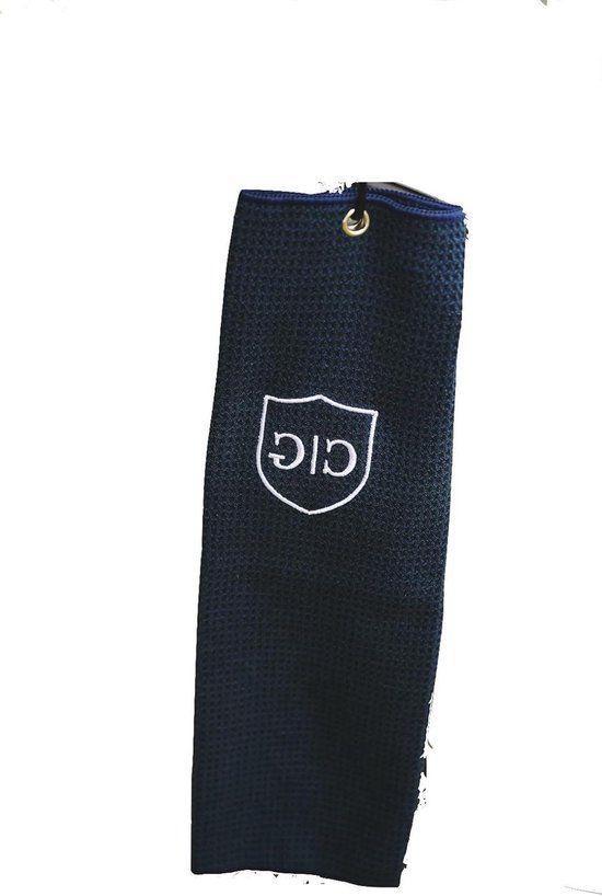 Golf Handdoek - Microvezel Doek - Golfclubs Reinigen - Wafelpatroon - 40 x 53 cm - Blauw van GOLF
