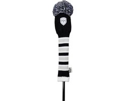 Golf Headcover Fairway Hout Driver Pom Pom Retro Stijl Zwart van GOLF