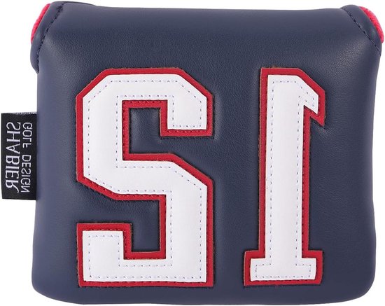 Golf Headcover - Putter Cover - Club Bescherming - Magnetische Sluiting - 8 x 8 x 2.5 cm - Donkerblauw van GOLF