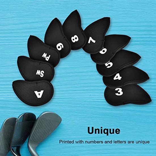 Golf Hoes - Neopreen Golf Iron Club Protector - Waterdicht en DUURZAAM van Merkloos