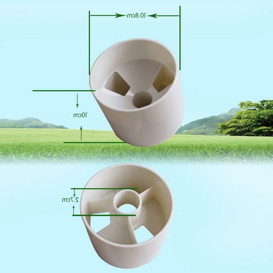 Golf Hole Cup - Trainingsaccessoire voor golf, duurzaam en robuust, ideaal voor oefening en precisie, verbeter je puttingvaardigheden van Merkloos