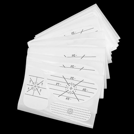 Golf-impact-tape - Golf-doelsticker - 3 typen - Trainingshulpmiddelen - Slaan - Golftraining - Precisie - Geschikt voor golf - Diverse kleuren - 50 stuks van Merkloos