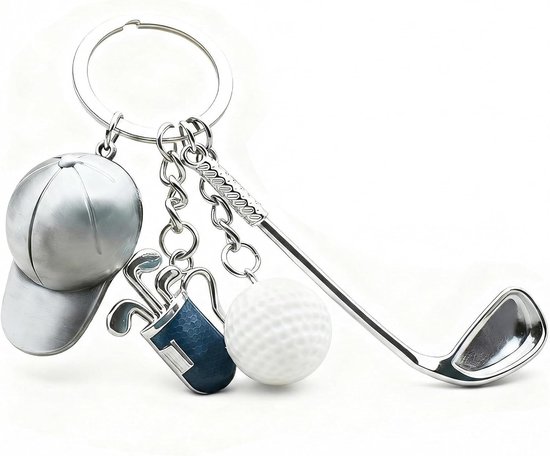 Golf keychain - grappige mini golfclub - schattige tas hanger - perfect cadeau voor golfliefhebbers - ShopVlot