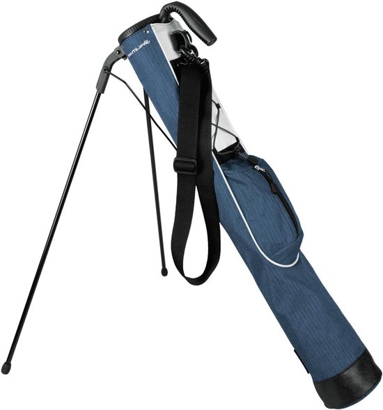 Golf Lichtgewicht Standtas - Golftas Draagtas - Golf Oefenen - Ultralicht Gewicht - 80 cm - Staalblauw