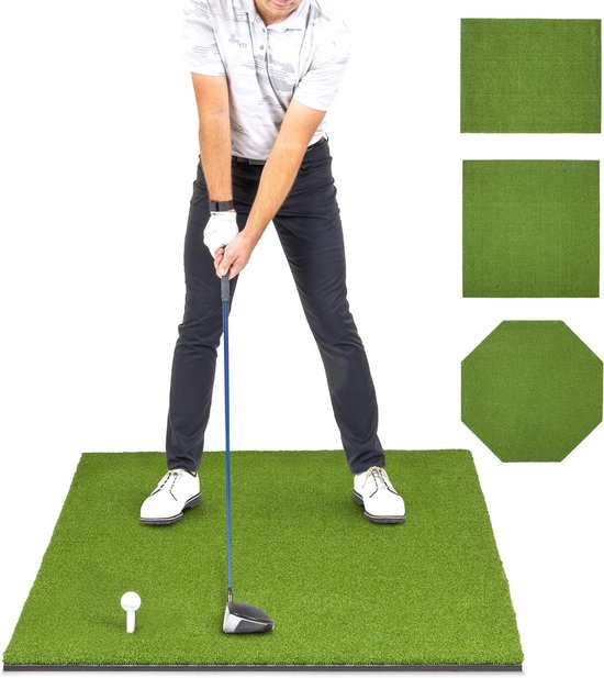 Golf Mat - Oefenmat Golf - Golfslag Oefenen - Commerciële Kwaliteit Kunstgras - 5x3 FT - Groen van GOLF