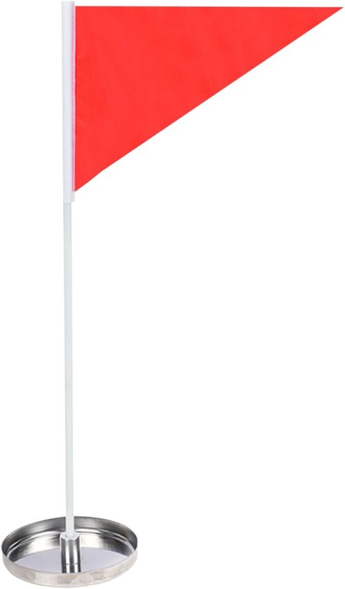 Golf Mok en Vlag - Putting Trainer - Oefen Putting - Gemaakt van Roestvrij Staal - 40 x 20 cm