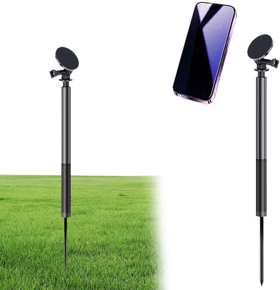 Golf Monopod Selfie Stick - Statief Swing Analyzer - Golf Swing Opnemen - Sterke Magnetische Grip - 29.5-121 cm - Zwart van GOLF