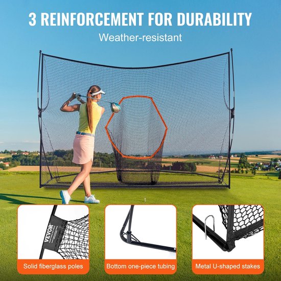 Golf Net - Golf Training Set - Golf Slagnet van Lusime Golf