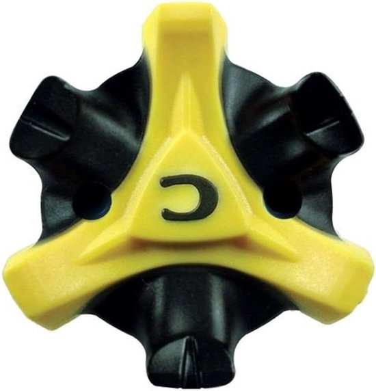 Golf Noppen - Soft Spikes - Golfen Verbeteren - Gepatenteerd Ontwerp - 400 stuks - Zwart Geel