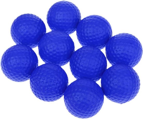 Golf Oefenballen - Zachte Golfballen - Golf Training - Flexibel Lichtgewicht - 5 Centimeter - Blauw