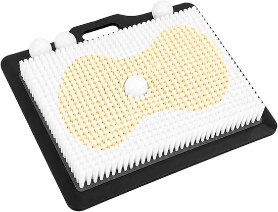 Golf Oefenmat - Chipmat Trainingshulpmiddel - Golfvaardigheden Verbeteren - Geïntegreerd Geen Montage - 40x35 cm - Groen