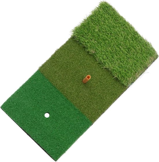 Golf Oefenmat - Putting Hulp - Golf Trainen - Realistisch Gras Oppervlak - 30 x 60 cm - Groen