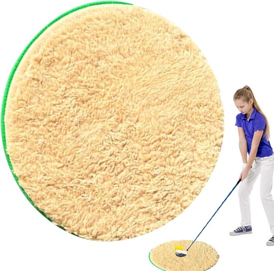 Golf Oefenmat - Putting Mat - Golf Training - Opvouwbaar & Draagbaar - 50x50 cm - Groen