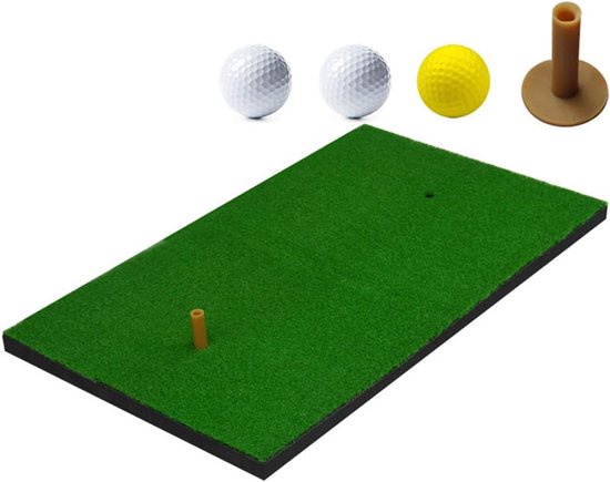 Golf Oefenmat - Putting Mat - Golf Training - Realistisch Gras - 40x70 cm - Groen