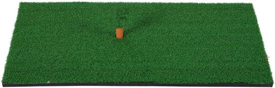Golf Oefenmat - Putting Mat Rubber Houder - Golf Trainen - Realistisch Gras - 60 x 30 cm - Groen van GOLF