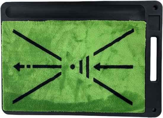 Golf Oefenmat - Slagmat Trainingsmat - Swing Verbeteren - Antislip Ontwerp - 44 x 31 cm - Groen