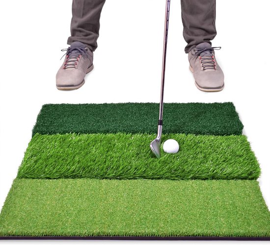 Golf Oefenmat - Swing Trainer - Golf Swing Oefenen - XL Formaat - 60x60 cm - Groen