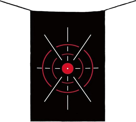 Golf Oefennet - Slag Hulp - Vaardigheden Verbeteren - Snelle Installatie - 150x100cm - Zwart