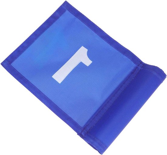 Golf Oefenvlag - Putting Green Vlag - Golf Training - Met Nummer Bedrukt - 17 x 12.5 cm - Blauw van GOLF