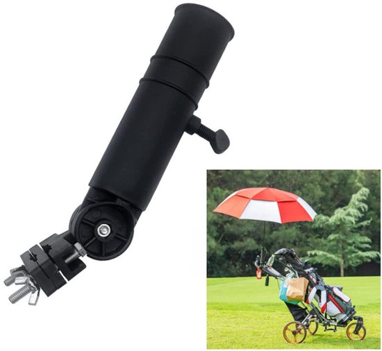 Golf parapluhouder - parapluhouder golf parapluhouder trolley cart paraplustandaard parapluhouder golf accessoires golfspullen parapluhouder golf van Merkloos