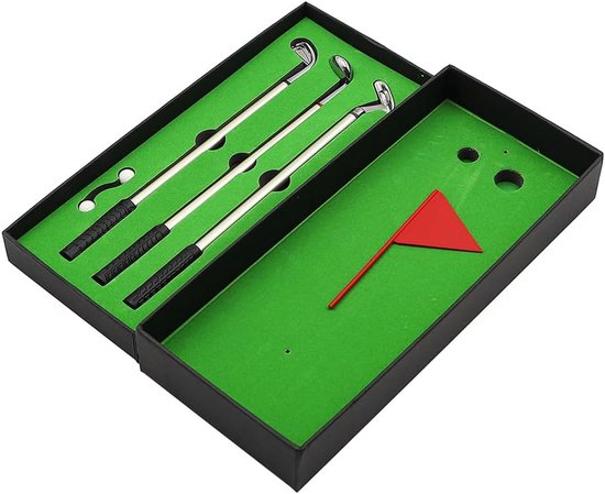 Golf Pen Set - Mini Desktop Games - Grappige Fidget Golf Balpen - Cadeau voor Volwassenen - Werknemers - Mannen - Baas van Merkloos