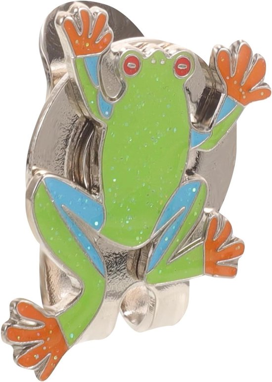 Golf Pet Clip - Balmarker Houder - Golfen Markeren - Kikkervorm Design - 3.10x2.60x1.00CM - Multicolor