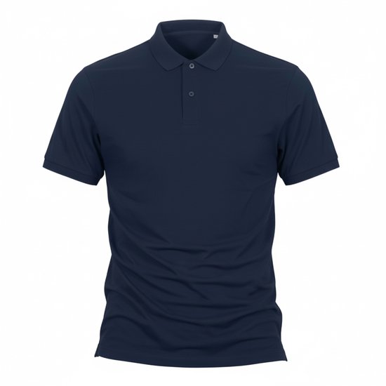 Golf Polo Navy Blue - Maat S - The Online Golfclub van Merkloos
