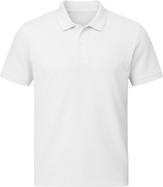 Golf Polo White - Maat L - The Online Golfclub van The Online Golfclub