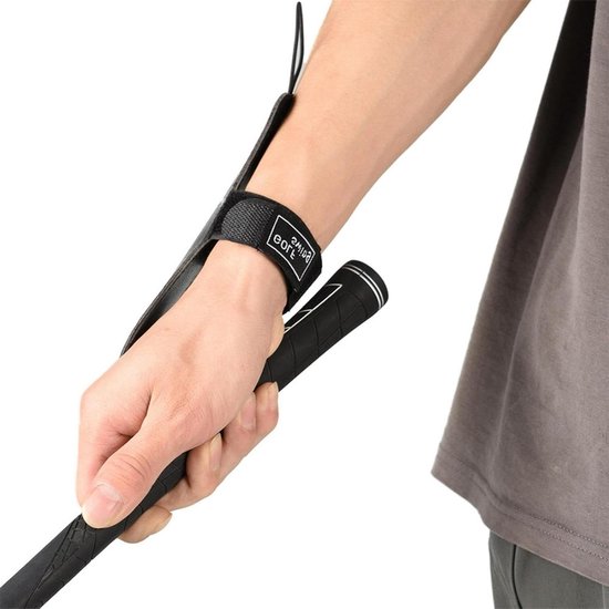 Golf Pols Hulp - Golf Swing Trainer - Polsen Beschermen - Verstelbare Band - 16 x 28 cm - Zwart