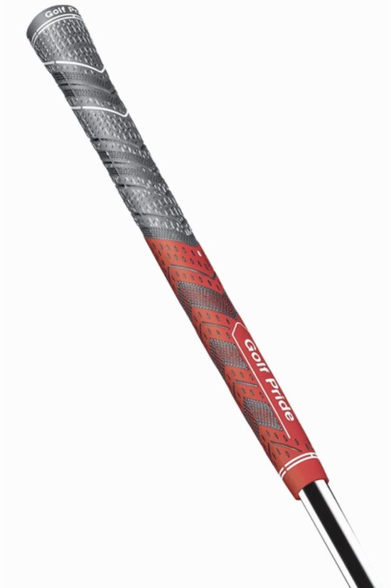 Golf Pride New Decade MultiCompound Plus4 Golfgrips Rood Grijs