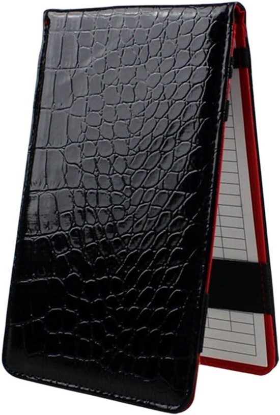 Golf Puntenteller - Scorekaart Houder - Golf Wedstrijd - Geïntegreerde Penlus - 11 x 18 cm - Zwart van GOLF