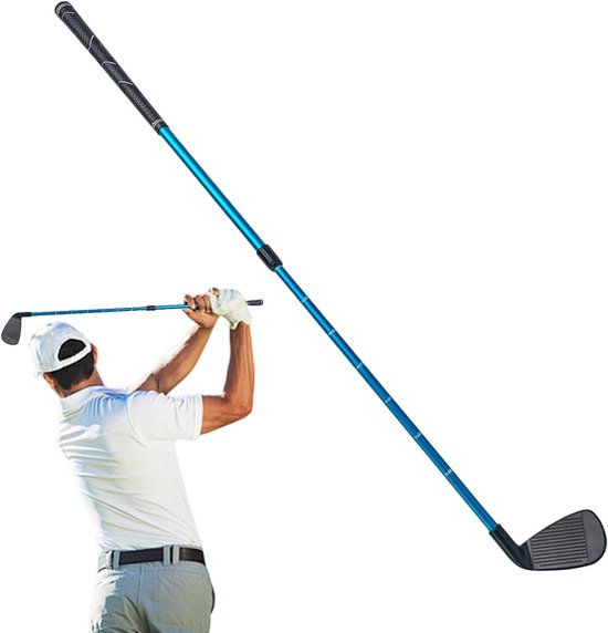 Golf Putter - Golfclub Trainingsmodel - Golf Oefenen - Verstelbare Lengte - 54-90 cm - Blauw