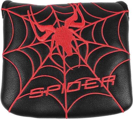 Golf Putter Head Cover met Spinnen Borduurwerk - Bescherming voor Mallet Golfclubs van Merkloos