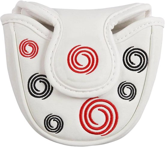 Golf Putter Headcover - Putter Hoes Golf - Bescherming Golfclubs - Magnetische Sluiting - 13 x 14 cm - Zwart van GOLF
