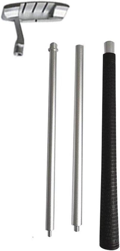 Golf Putter - Oefen Putter - Binnen Golfen - 3 Delig Demontabel - 87 cm - Zilver