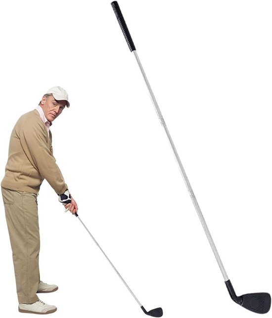 Golf Putter - Oefenracket Golf - Binnen en buiten - Antislip handgreep - Verstelbaar - Rood